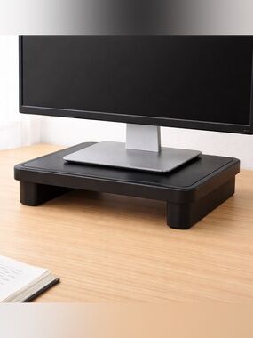 DAC Monitor Riser Stand Desktop Computer Screen Platform Black